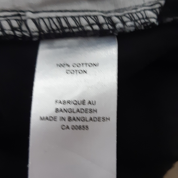 🍉 Reitmans women's short size 15 GUC black 100% cotton breathable no stretch - Picture 12 of 12